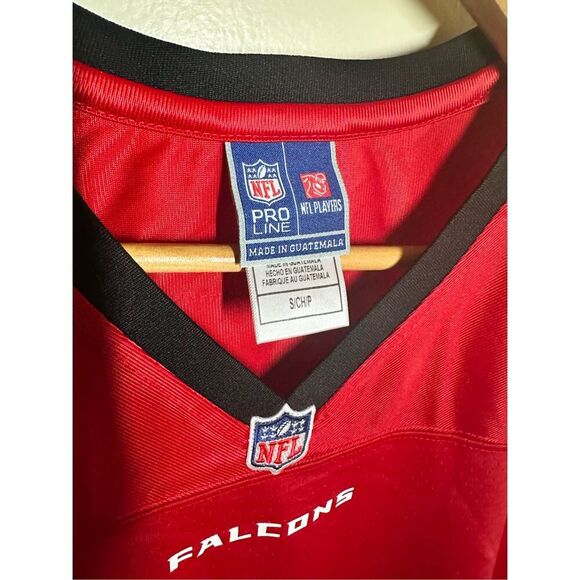 NFL Atlanta Falcons Women’s Red and White Jersey Size Small or XL New - Picture 4 of 7